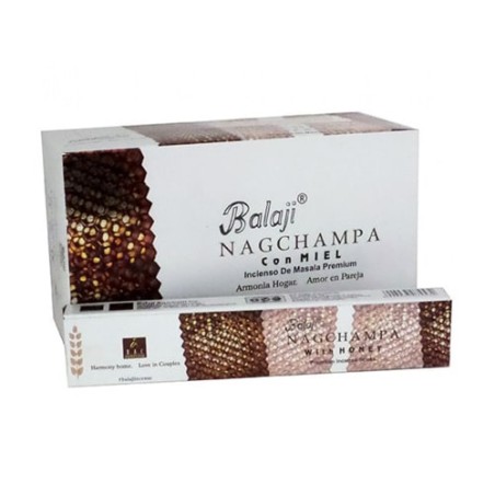 Incienso Balaji Nag Champa con Miel