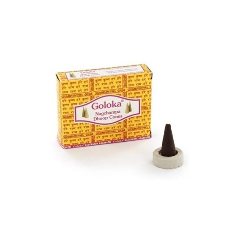 Conos de Incienso Goloka Nag Champa
