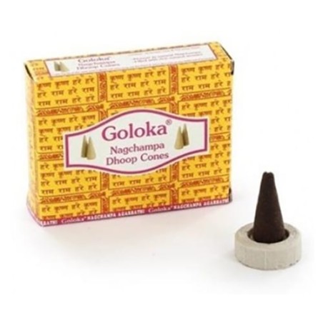 Conos de Incienso Goloka Nag Champa