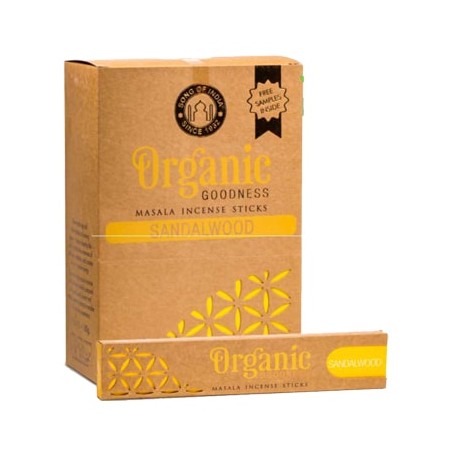 Incienso orgánico Masala Sandalo
