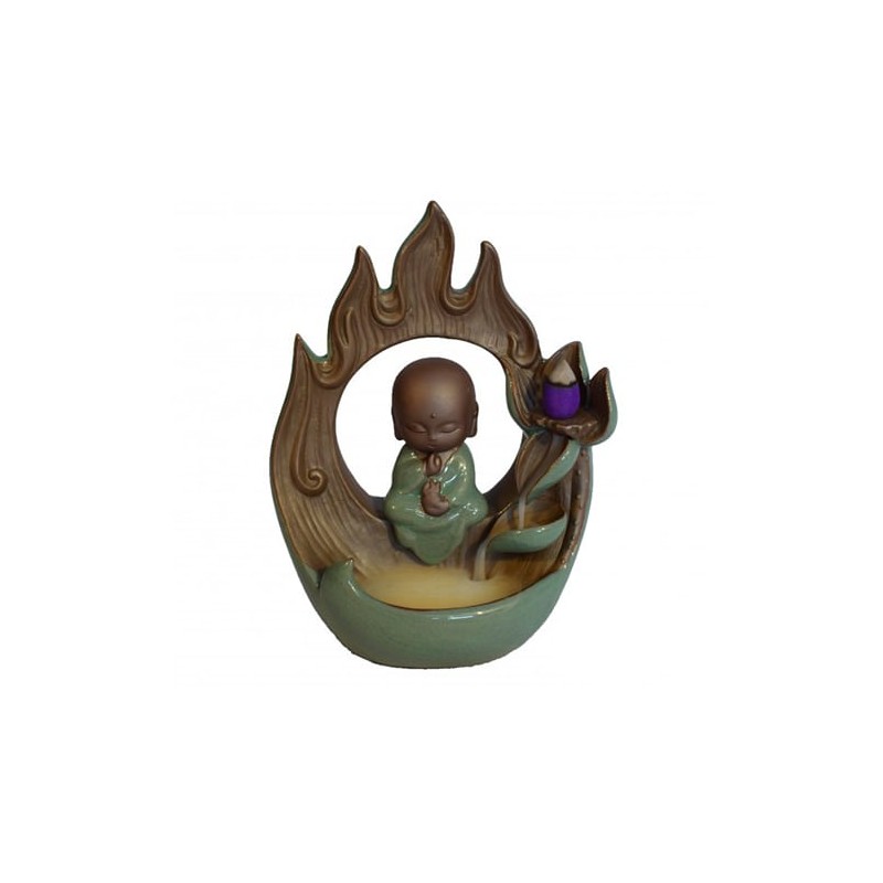 Quemador de incienso de reflujo fuente Shaolin