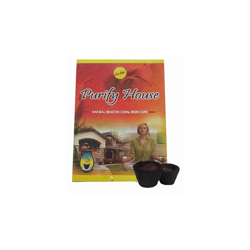 Copa de incienso con resina Limpiacasas Sree Vani