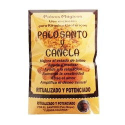 Palo Santo ritualizado con Canela