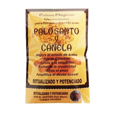 Palo Santo ritualizado con Canela