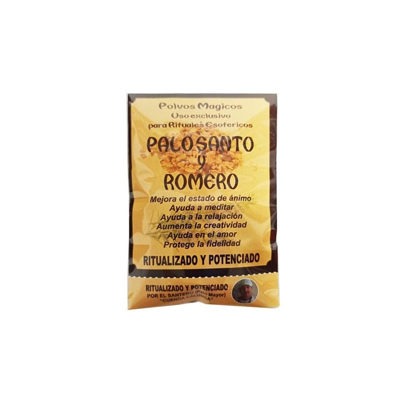 Palo Santo ritualizado con Romero