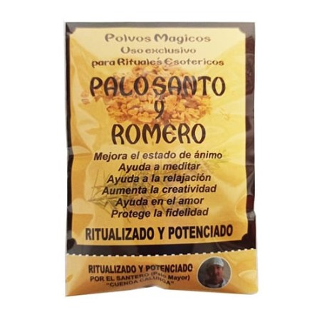 Palo Santo ritualizado con Romero