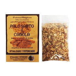 Palo Santo ritualizado con Canela