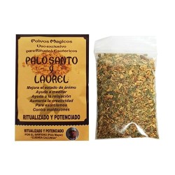 Palo Santo ritualizado con Laurel