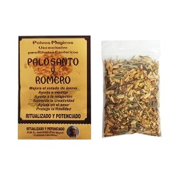Palo Santo ritualizado con Romero