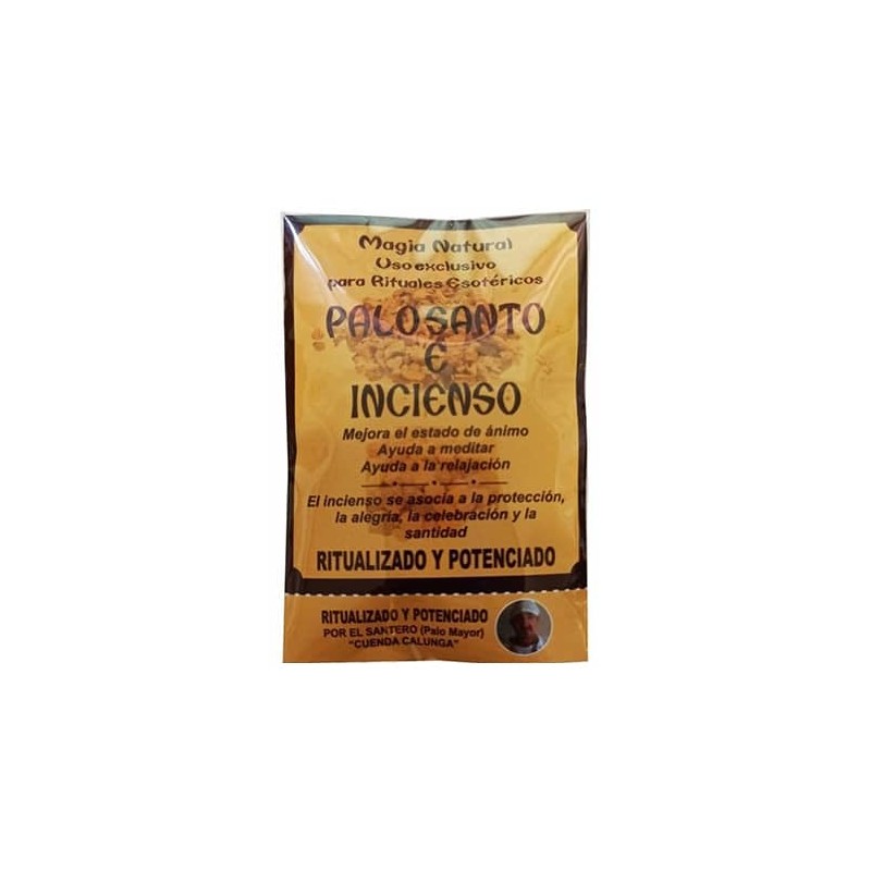 Palo Santo ritualizado con Incienso