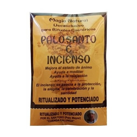 Palo Santo ritualizado con Incienso