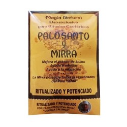 Palo Santo ritualizado con Mirra