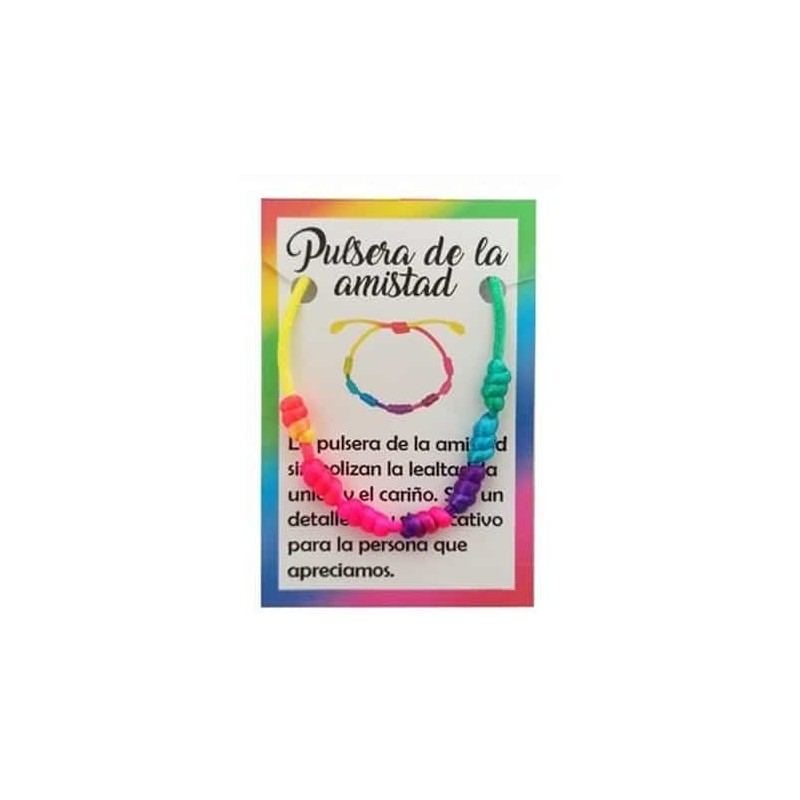 Pulsera 7 nudos colores