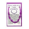 Pulsera 7 nudos violeta