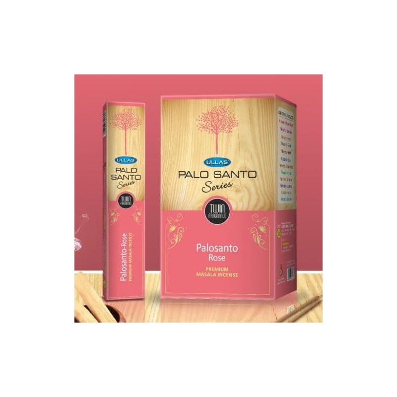 Incienso Ullas Palo Santo y Rosa