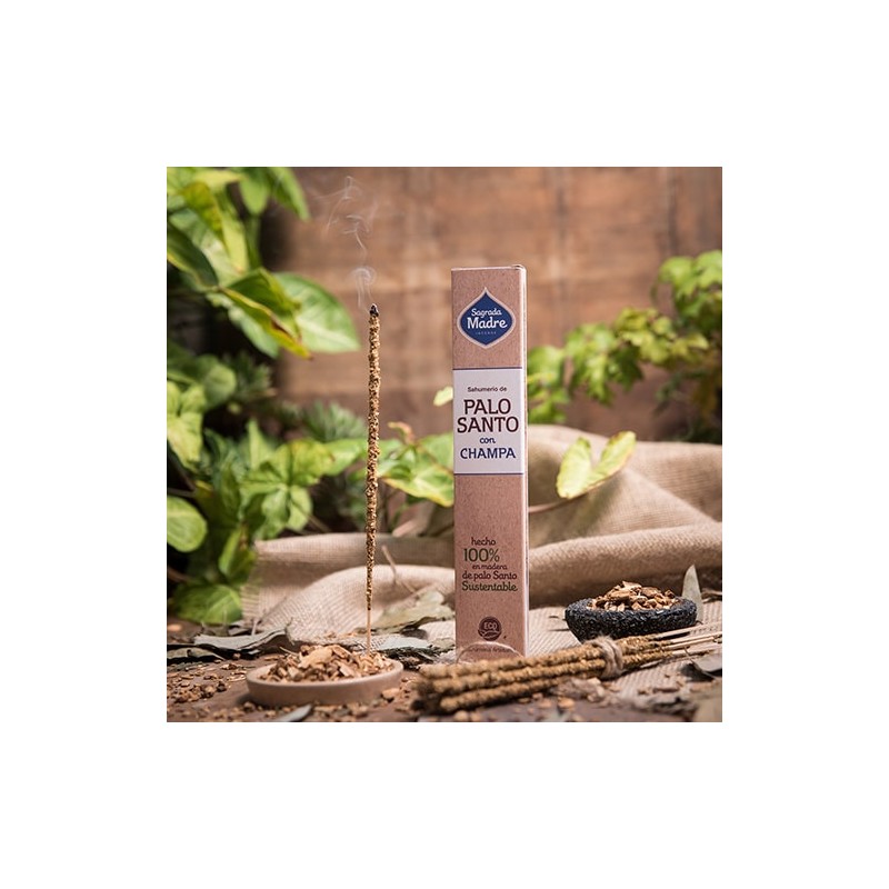 Incienso Palo Santo con Champa Sagrada Madre