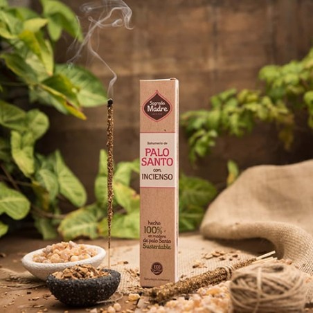 Incienso Palo Santo con Incienso Sagrada Madre