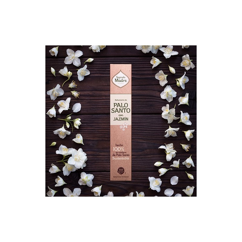 Incienso Palo Santo con Jazmín Sagrada Madre