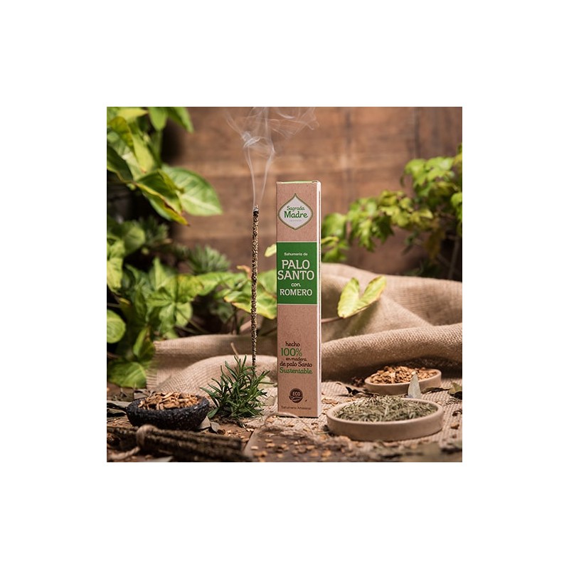 Incienso Palo Santo con Romero Sagrada Madre