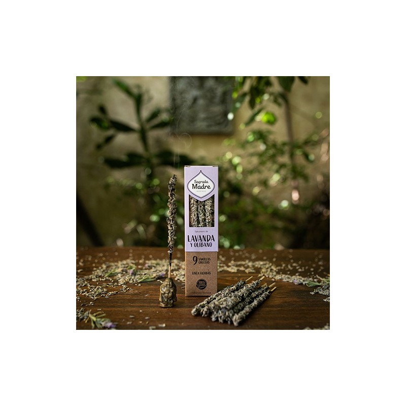 Incienso Hierbas Lavanda y Olíbano Sagrada Madre