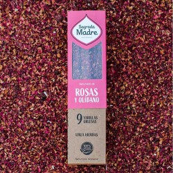 Incienso Hierbas Rosa y Olíbano Sagrada Madre