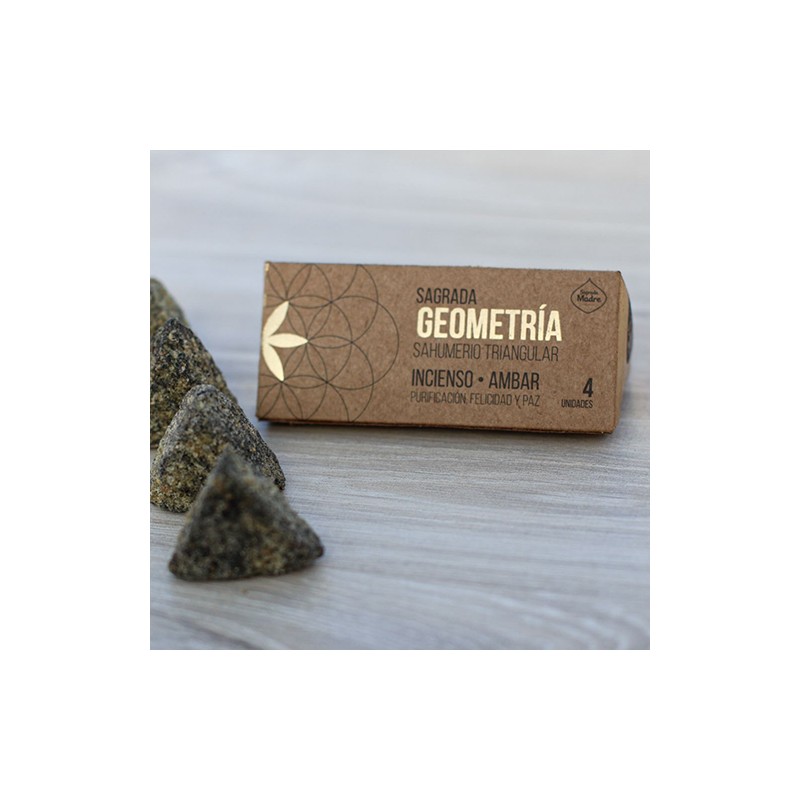 Incienso Triangular Geometría Incienso - Ámbar Sagrada Madre