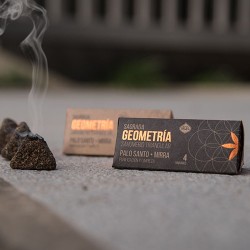 Incienso Triangular Geometría Palo Santo - Mirra Sagrada Madre