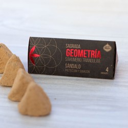 Incienso Triangular Geometría Sándalo Sagrada Madre