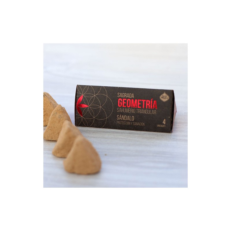 Incienso Triangular Geometría Sándalo Sagrada Madre