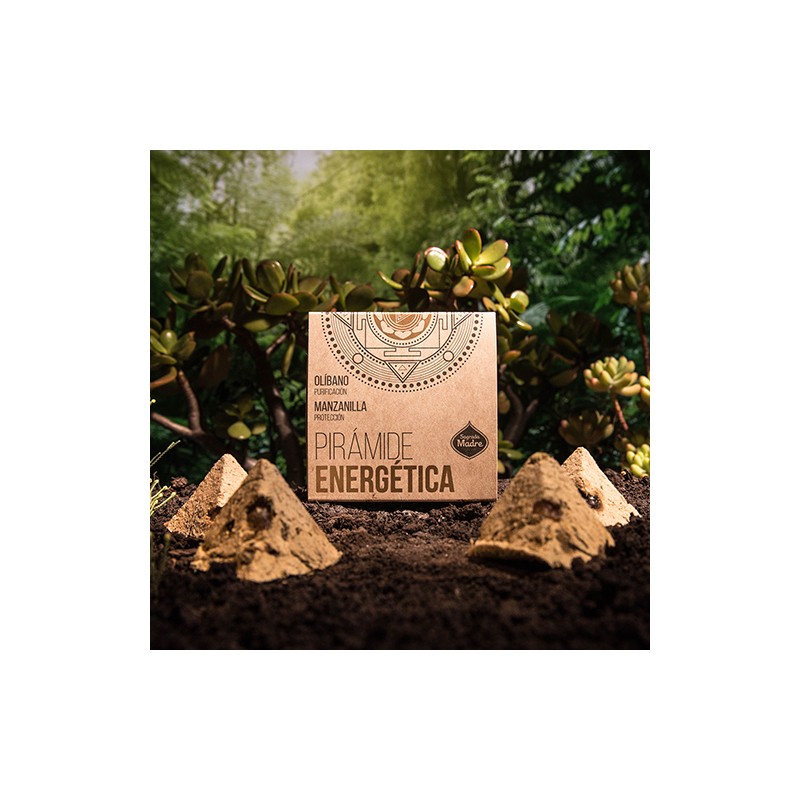 Pirámide energética Incienso - Manzanilla Sagrada Madre
