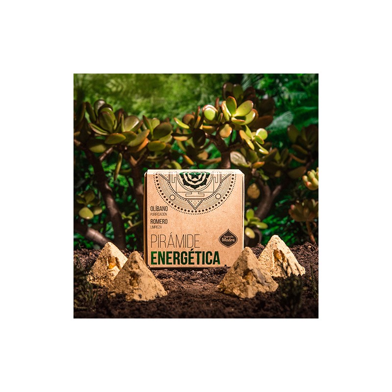 Pirámide energética Incienso - Romero Sagrada Madre