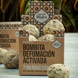 Bombita defumación activada 7 Hierbas - Copal Sagrada Madre
