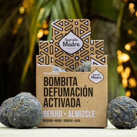 Bombita defumación activada Benjuí - Almizcle Sagrada Madre