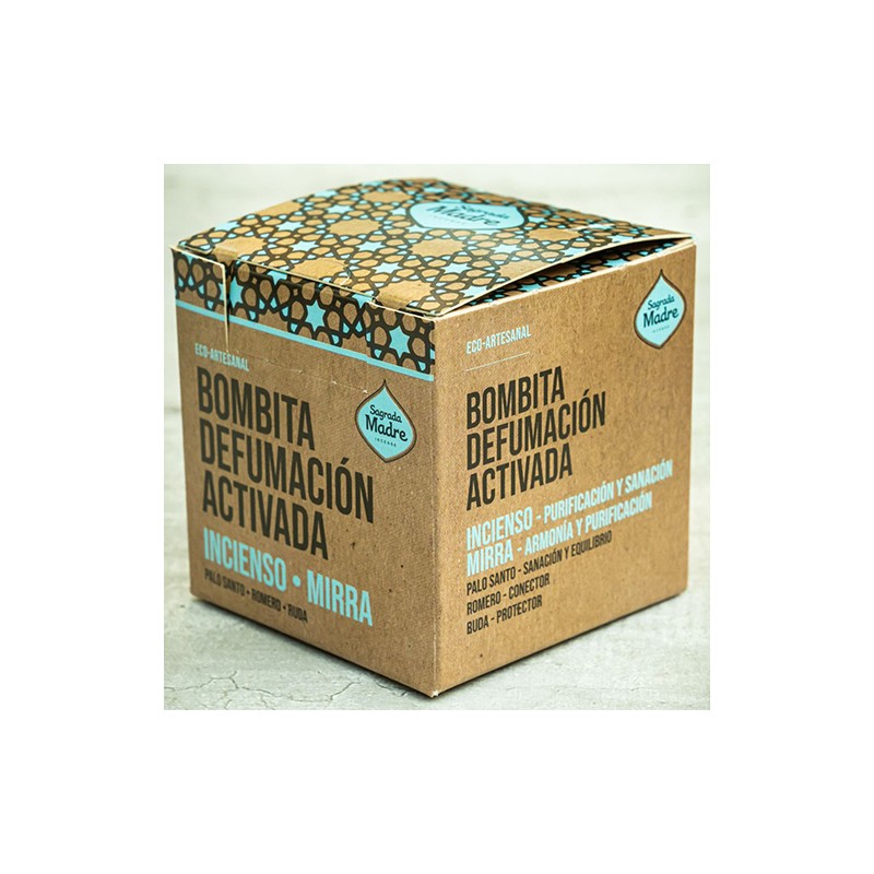 Bombita defumación activada Incienso - Mirra Sagrada Madre