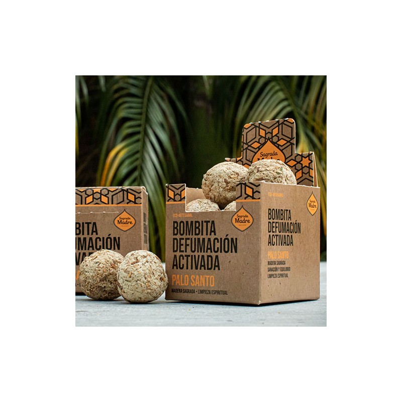 Bombita defumación activada Palo Santo Sagrada Madre