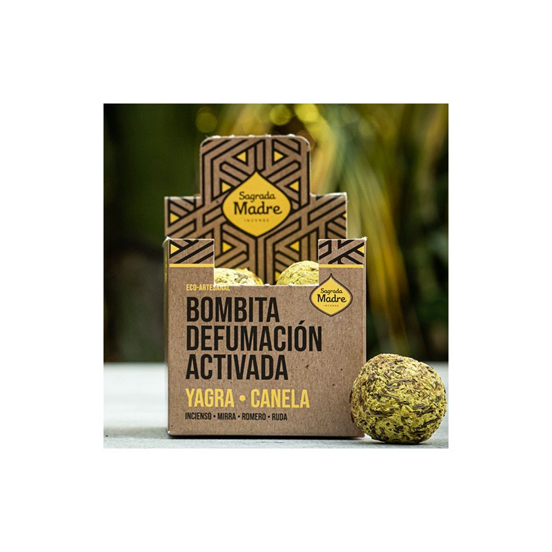Bombita defumación activada Yagra - Canela Sagrada Madre
