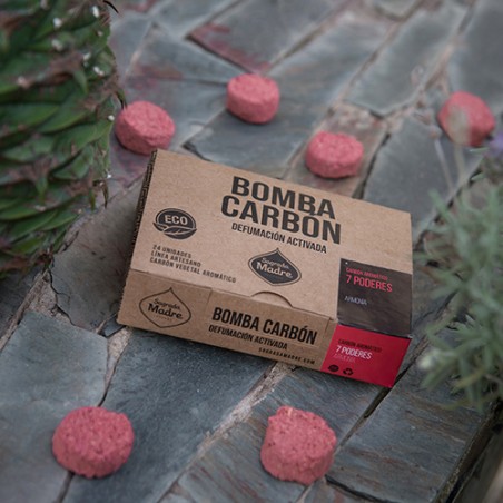 Bomba de carbón defumación activada 7 Poderes 24 Energética Sagrada Madre