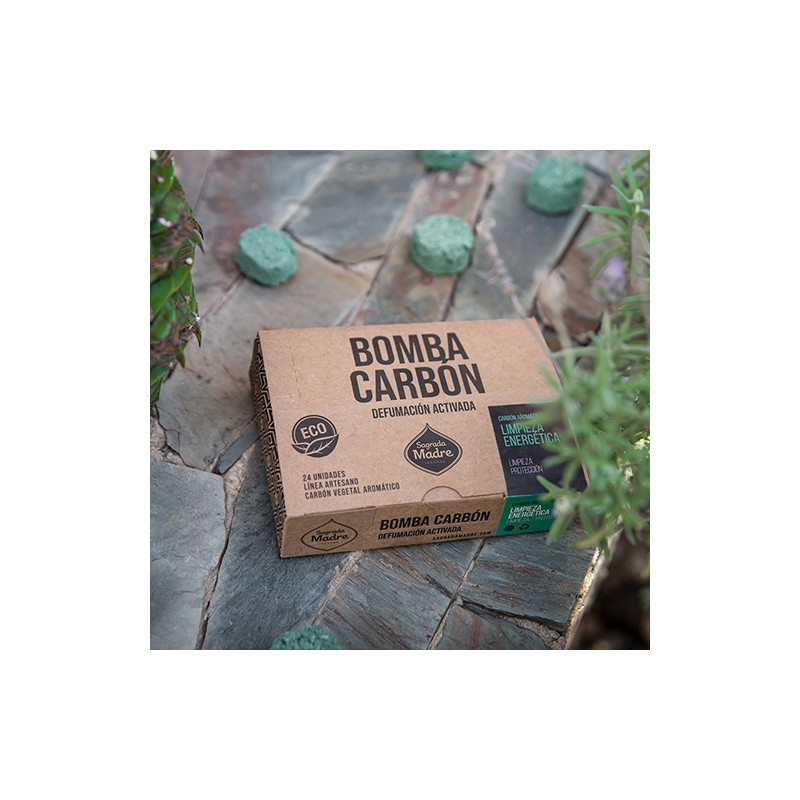 Bomba de carbón defumación activada Limpieza Energética 24 Sagrada Madre