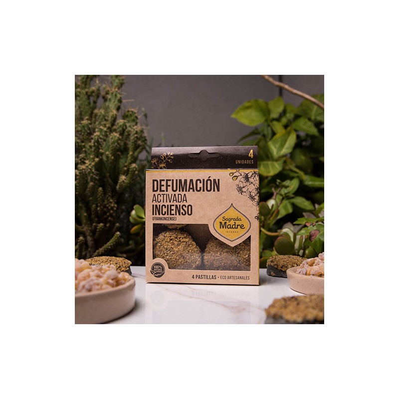 Pastilla defumación activada Incienso Sagrada Madre
