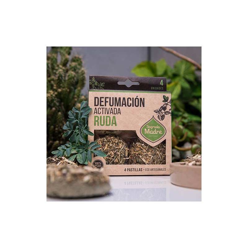 Pastilla defumación activada Ruda Sagrada Madre