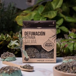 Pastilla defumación activada Salvia Blanca Sagrada Madre