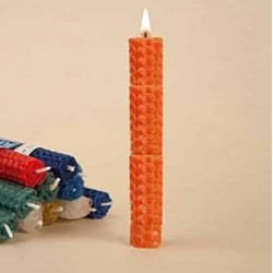 Vela de Miel 1,7 X 10 centímetros Naranja