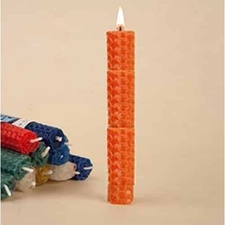 Vela de Miel 1,7 X 10 centímetros Naranja