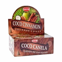 Conos de incienso HEM Coco y Canela