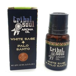 Aceite aromático Tribal Soul Salvia Blanca y Palo Santo