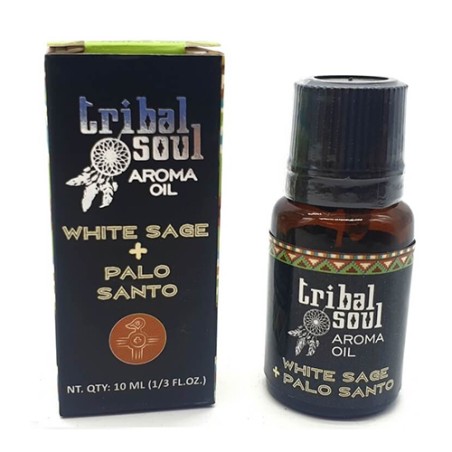 Aceite aromático Tribal Soul Salvia Blanca y Palo Santo
