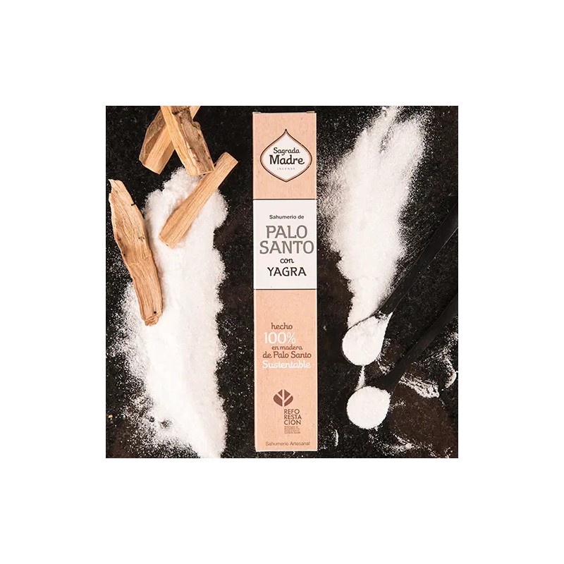 Incienso Palo Santo con Yagra Sagrada Madre