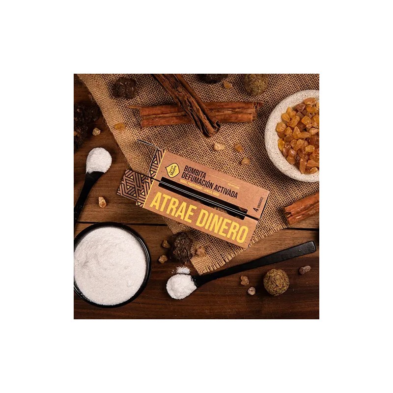 Bombita defumación activada  Atrae Dinero X 4 Sagrada Madre