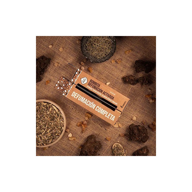 Bombita defumación activada  Defumación Completa X 4 Sagrada Madre