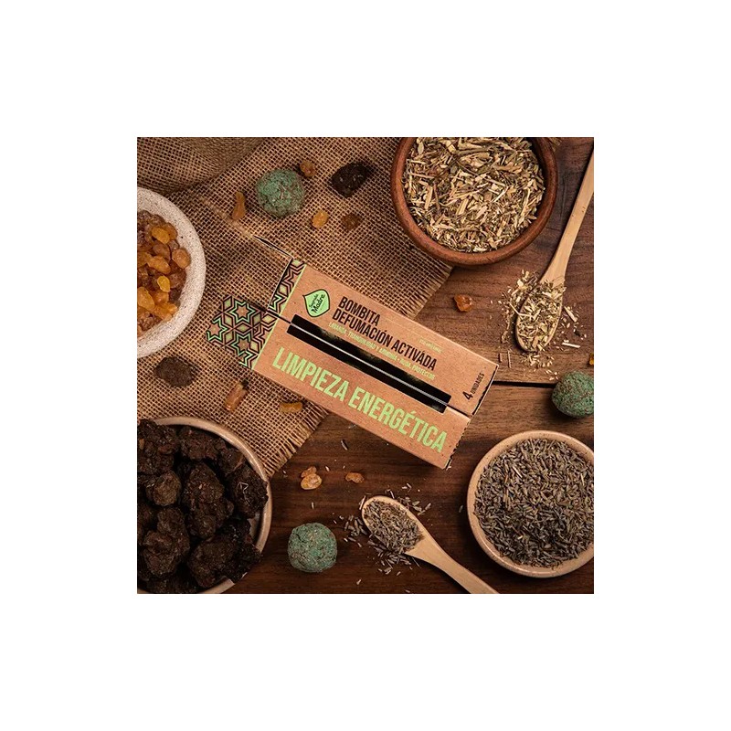 Bombita defumación activada  Limpieza Energética X 4 Sagrada Madre